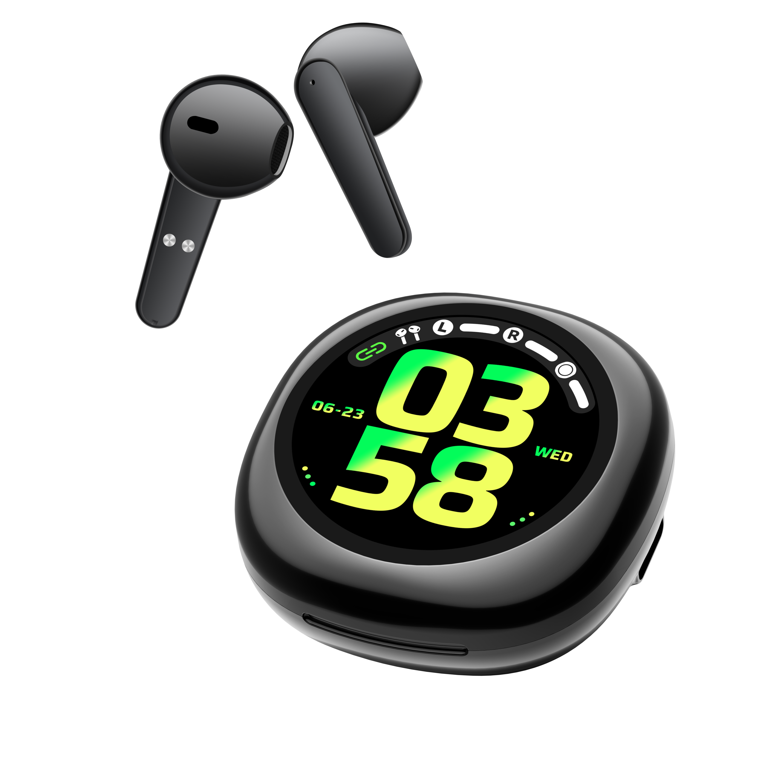 ایرپاد ویسمی دارای صفحه نمایش لمسی مدل T-19 ا WISME T19 Earbuds