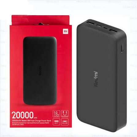 پاوربانک شیائومی ظرفیت 20000 میلی آمپر redmi 18w fast chargh PB200LZM اصلی