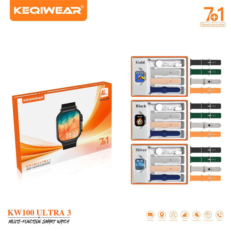 ساعت هوشمند KW100-ULTRA3