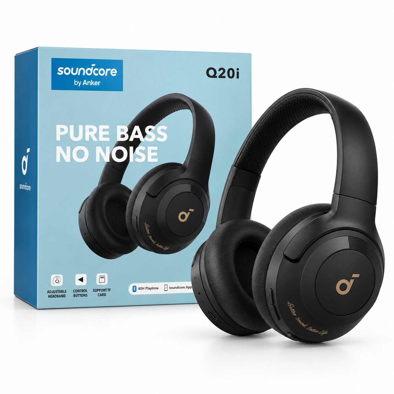 هدست بلوتوثی Soundcore Q20i (های کپی)