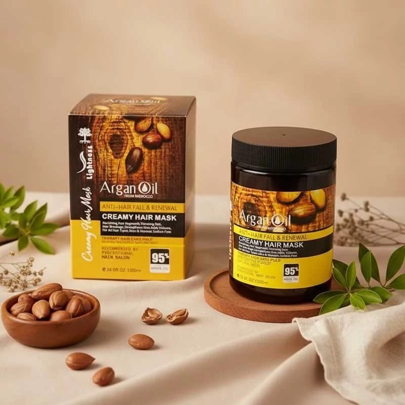 ماسک مو روغن آرگان حجم ۱۰۰۰ میلی لیتر
